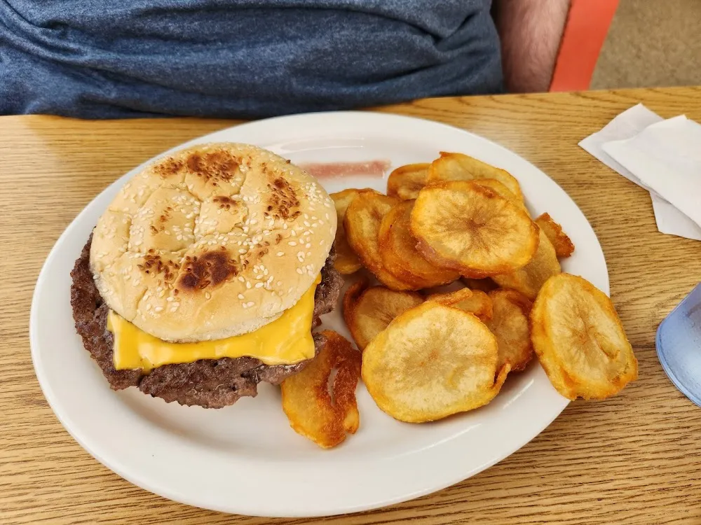 Cheeseburger with Cottage Fries