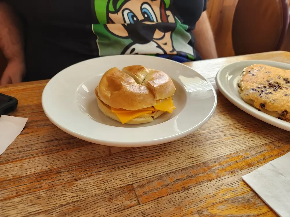 Sausage and Cheese Bagel